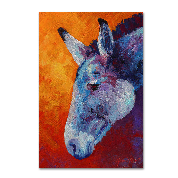 Marion Rose Burro IV Ready to Hang Canvas Art 22 x 32 Inches Made in USA Image 1