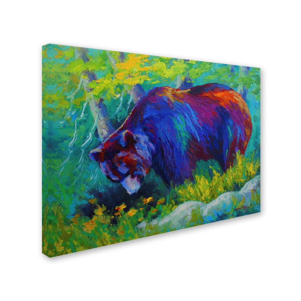 Marion Rose Dandelions For Dinner Grizz Ready to Hang Canvas Art 24 x 32 Inches Made in USA Image 2
