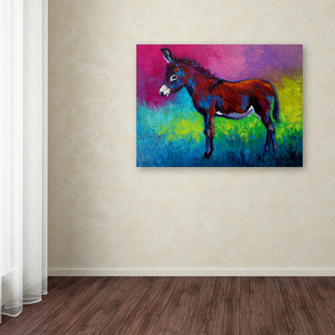 Marion Rose Donkey Jenny Ready to Hang Canvas Art 24 x 32 Inches Made in USA Image 3