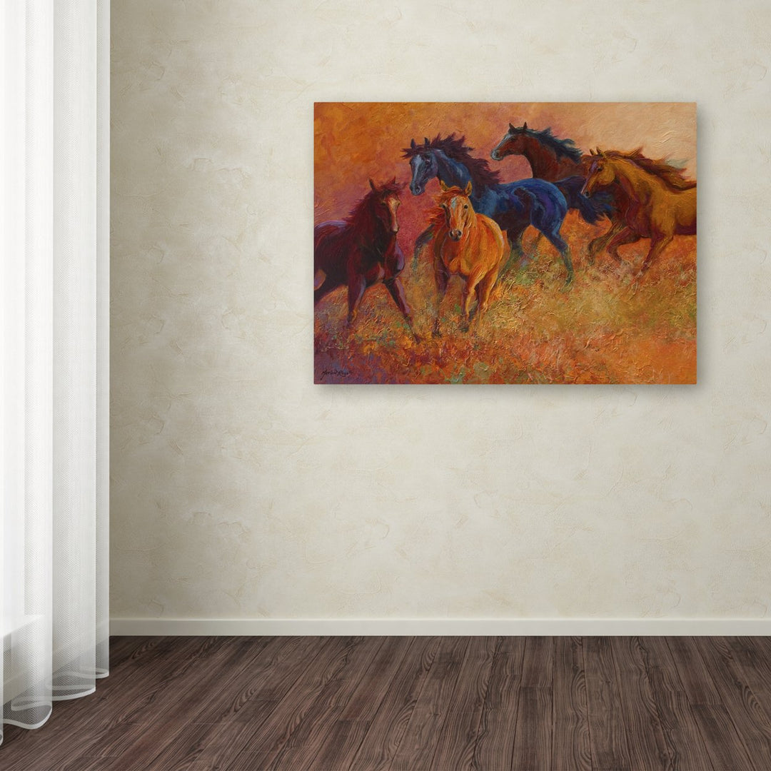 Marion Rose Free Range Horses Ready to Hang Canvas Art 24 x 32 Inches Made in USA Image 3