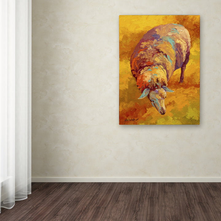 Marion Rose Sheep Ready to Hang Canvas Art 24 x 32 Inches Made in USA Image 3