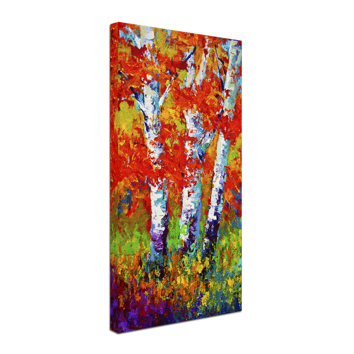 Marion Rose Birch Three Ready to Hang Canvas Art 24 x 47 Inches Made in USA Image 2