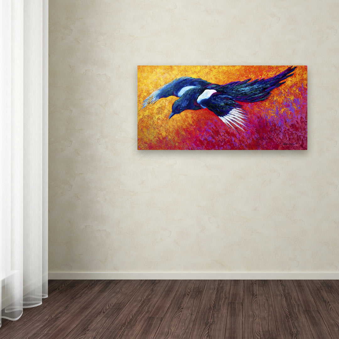 Marion Rose Pie In Flight Ready to Hang Canvas Art 24 x 47 Inches Made in USA Image 3