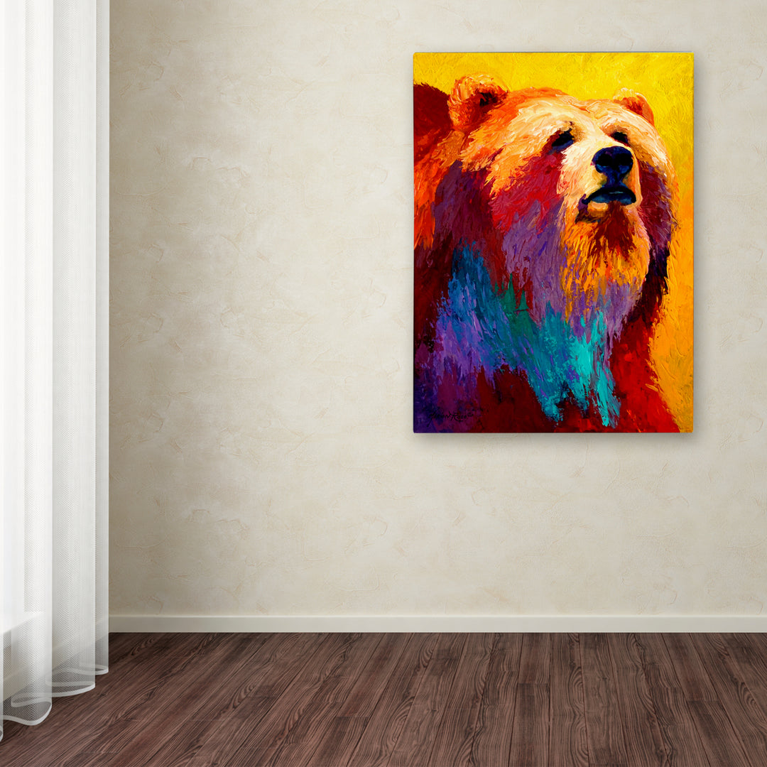 Marion Rose Ab Grizz III Ready to Hang Canvas Art 35 x 47 Inches Made in USA Image 3