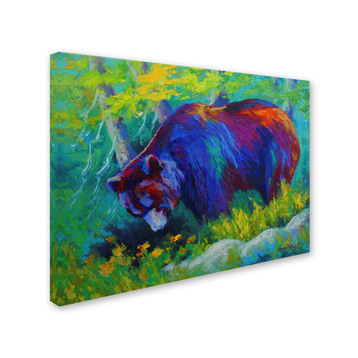Marion Rose Dandelions For Dinner Grizz Ready to Hang Canvas Art 35 x 47 Inches Made in USA Image 2