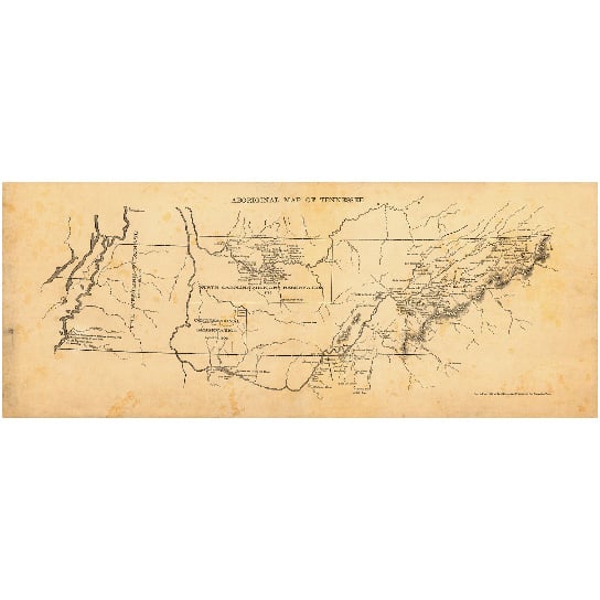 Tennessee map Map of Tennessee 1886 Restoration Hardware Map Old Style Map Wall Map Vintage map of Tennessee House Image 1