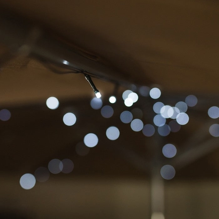 Solar Powered Patio Umbrella Outdoor LED String Lights Image 5