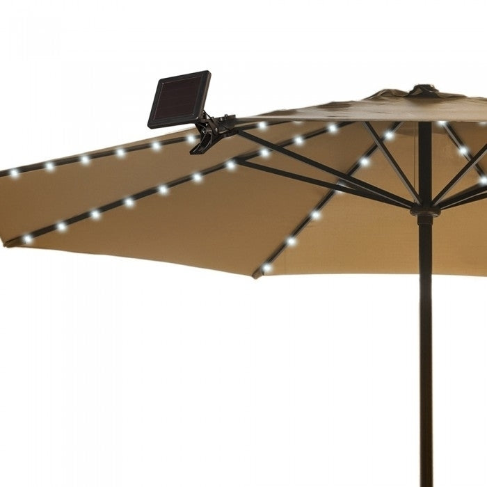 Solar Powered Patio Umbrella Outdoor LED String Lights Image 6