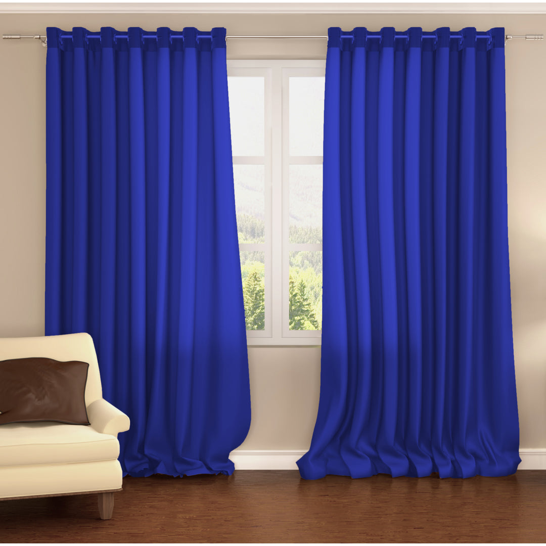 2-Pack: 54" x 84" Energy Saving Blackout Window Curtain Panels Image 8