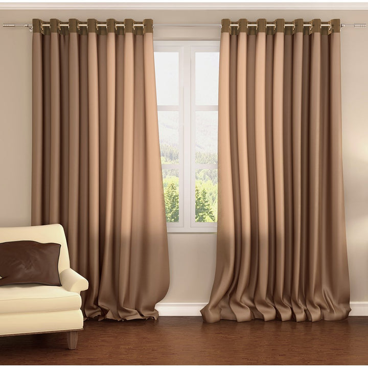 Energy Saving Blackout Curtains 2-Pack 54x84 Grommet Panels Gray Noise Reducing Image 3