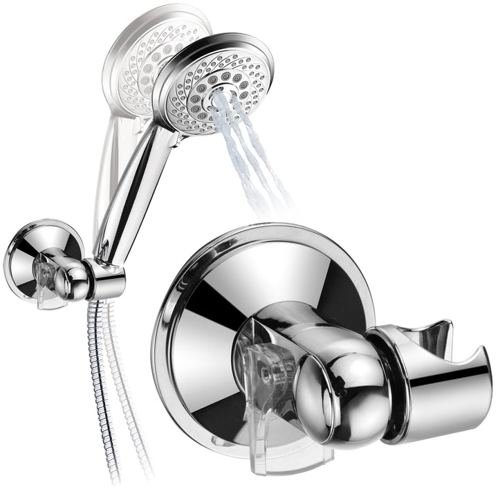 HotelSpa Universal Adjustable Hand Shower Wall Bracket Chrome Model 6067 Image 1