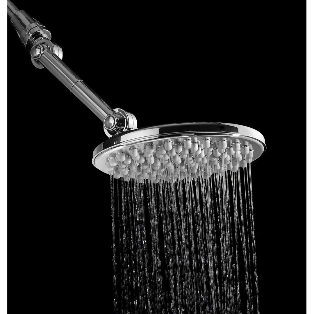 HotelSpa Adjustable Rainfall Shower Head Chrome 9 Inch High Pressure Model 1691 Image 3