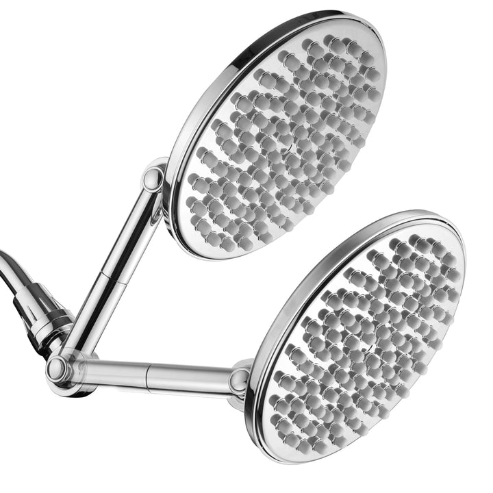 HotelSpa Adjustable Rainfall Shower Head Chrome 9 Inch High Pressure Model 1691 Image 6