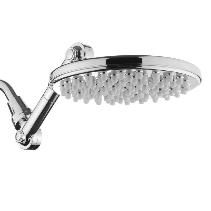 HotelSpa Adjustable Rainfall Shower Head Chrome 9 Inch High Pressure Model 1691 Image 10