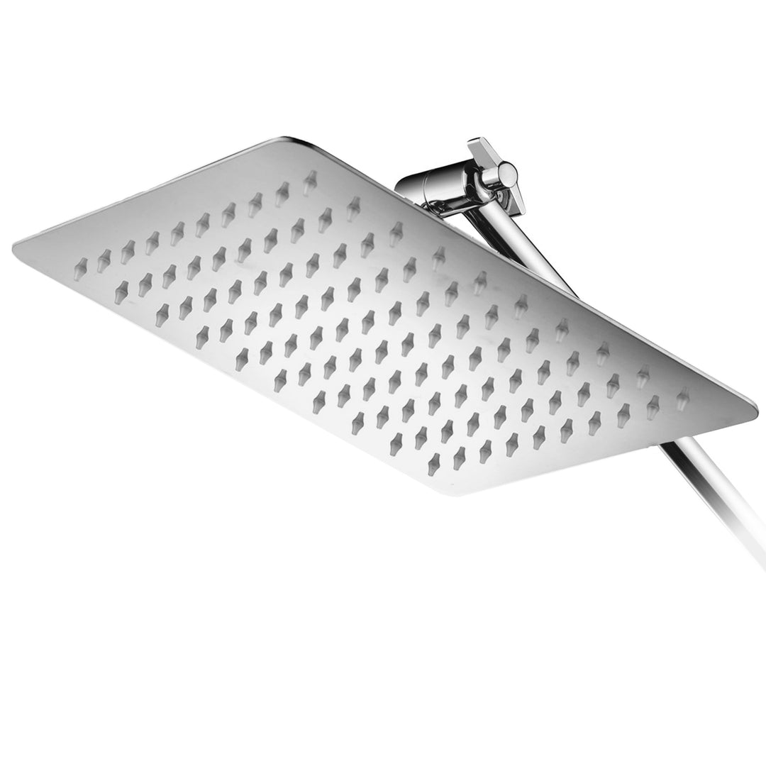 HotelSpa 10 Inch Stainless Steel Square Rainfall Shower Head Model 1681 Image 6