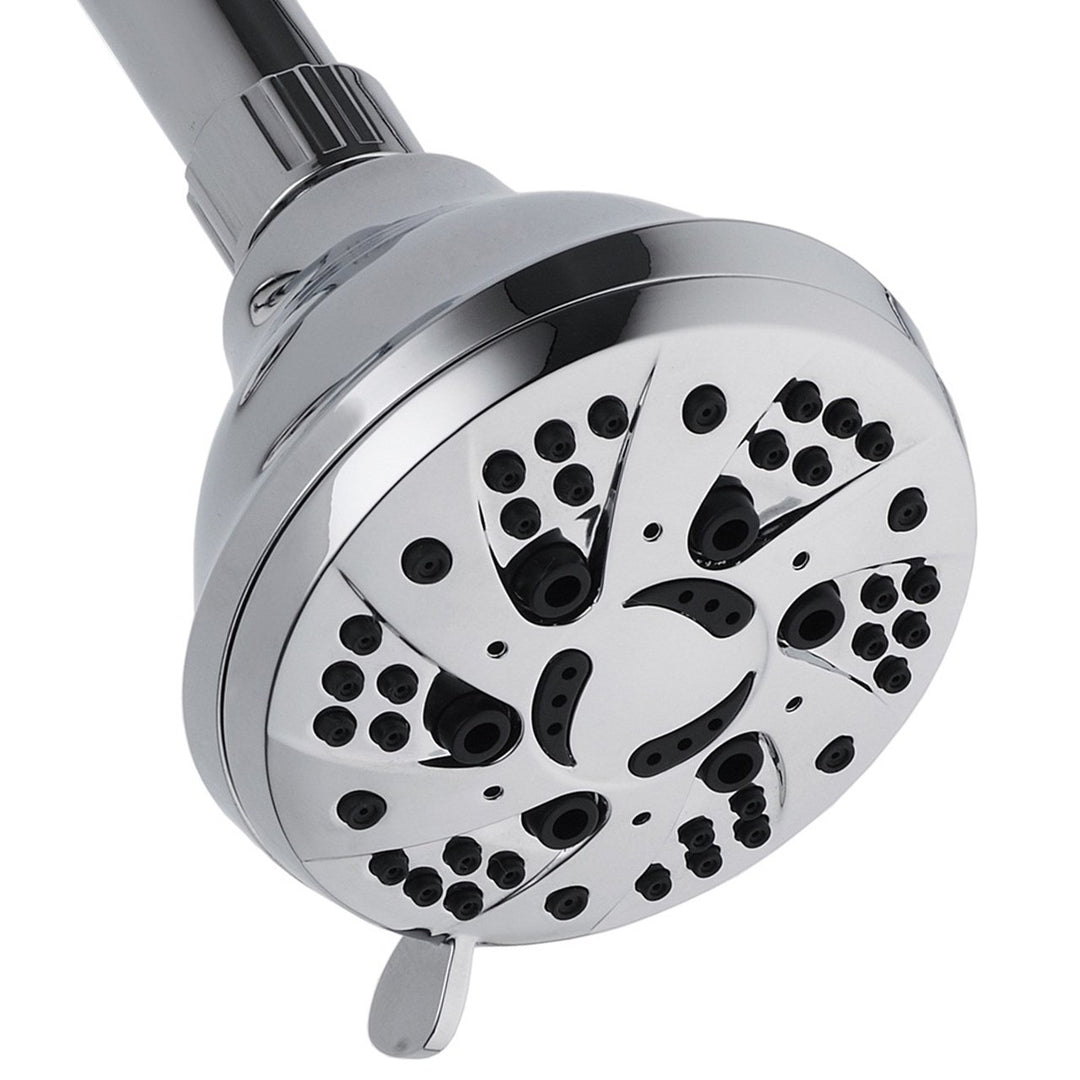 AquaDance 3.5 Inch Chrome Shower Head with 6 Settings Adjustable Model 3301 Image 8