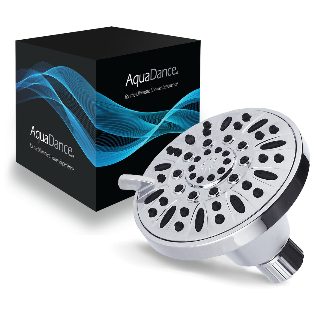 AquaDance 4 Inch Chrome Shower Head 6 Settings Adjustable Model 3305 Image 8