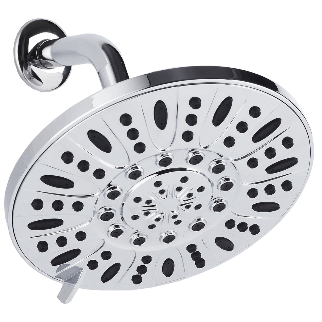 AquaDance 7 inch High Pressure Rainfall Shower Head 6 Settings Model 3308 Image 8