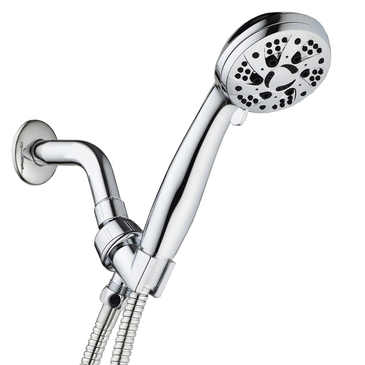 AquaDance Handheld Shower Chrome 6 Settings 3.5 Inch High Pressure Model 3312 Image 1