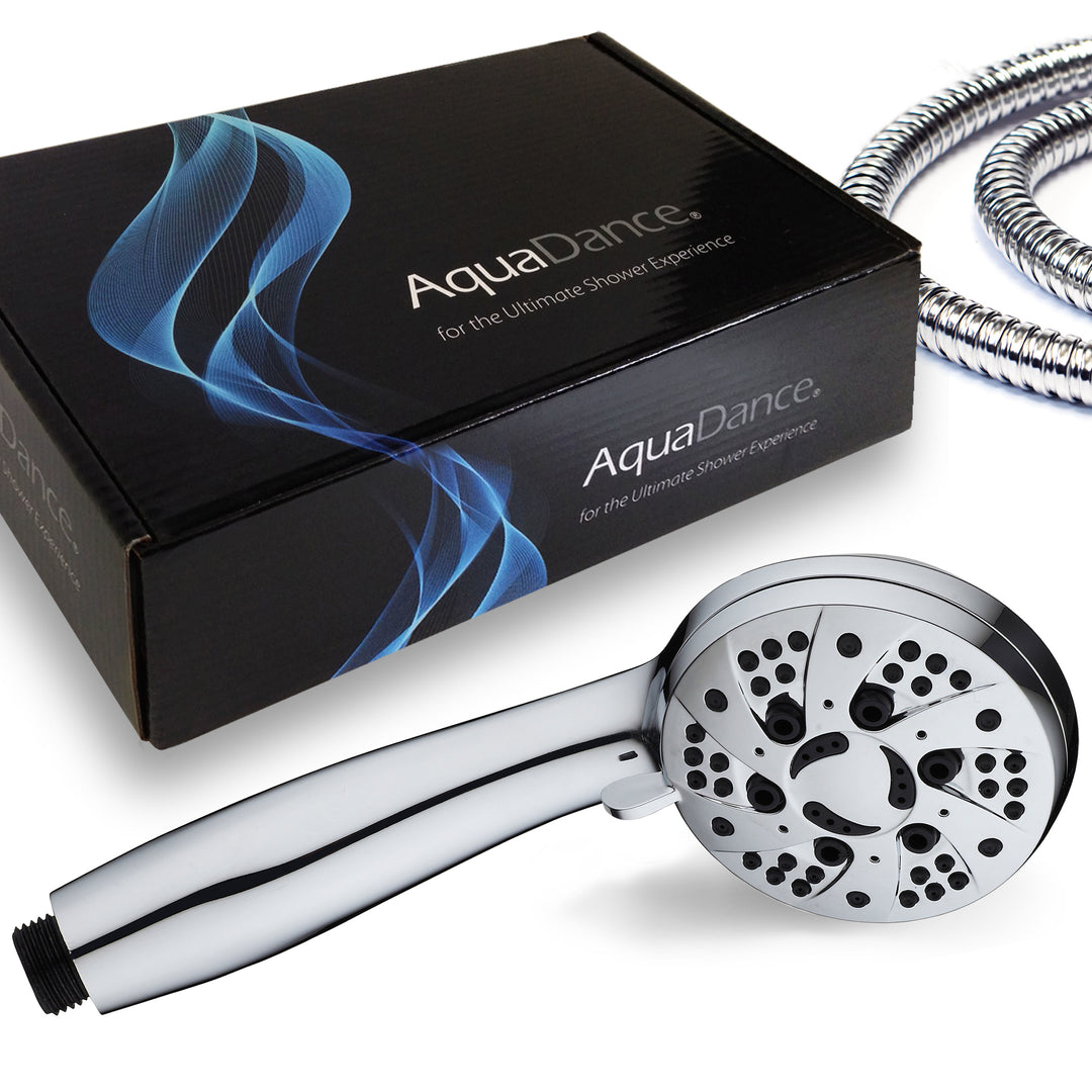 AquaDance Handheld Shower Chrome 6 Settings 3.5 Inch High Pressure Model 3312 Image 3