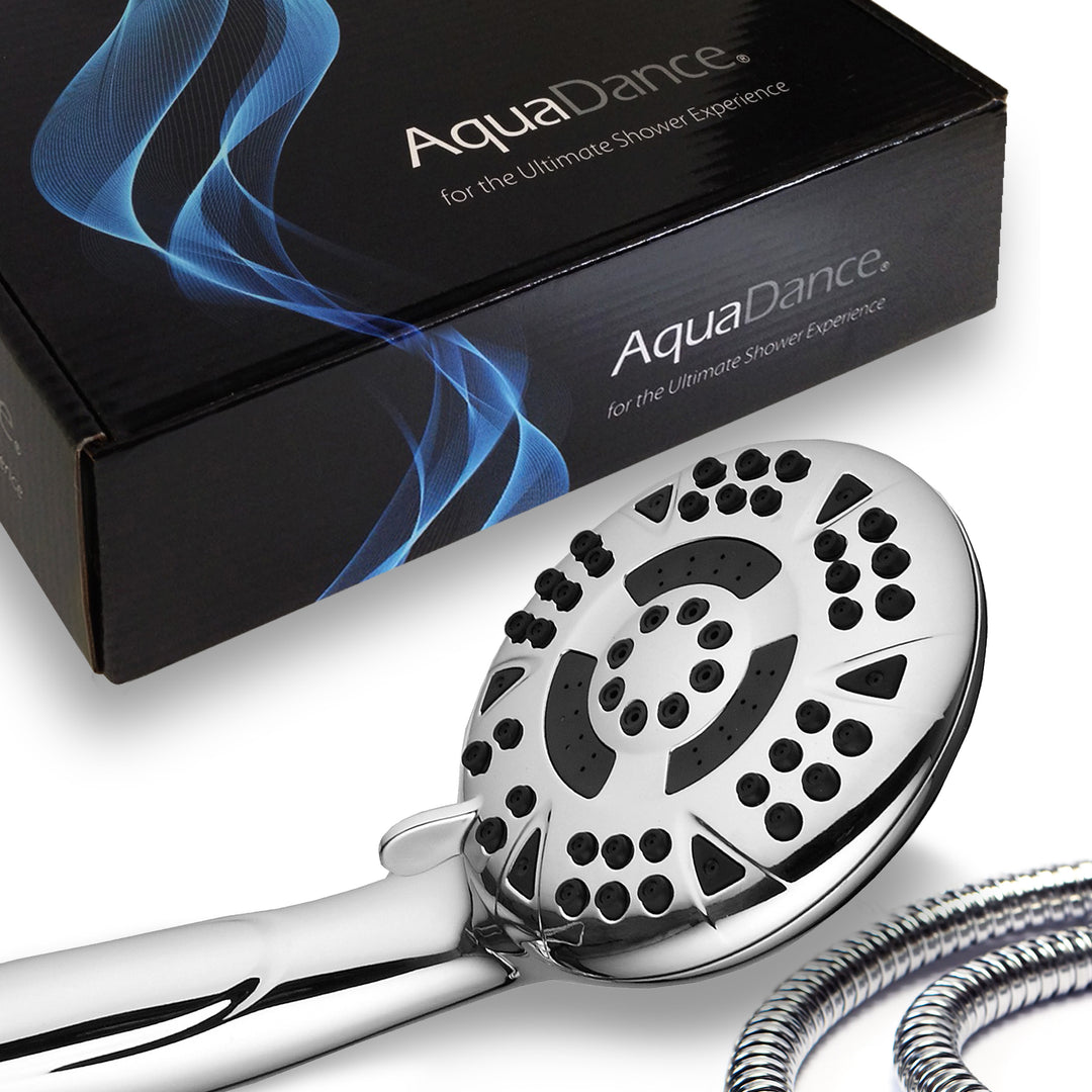 AquaDance Handheld Shower Head 6 Settings 4.15 Inch Chrome with Hose 3314 Image 8