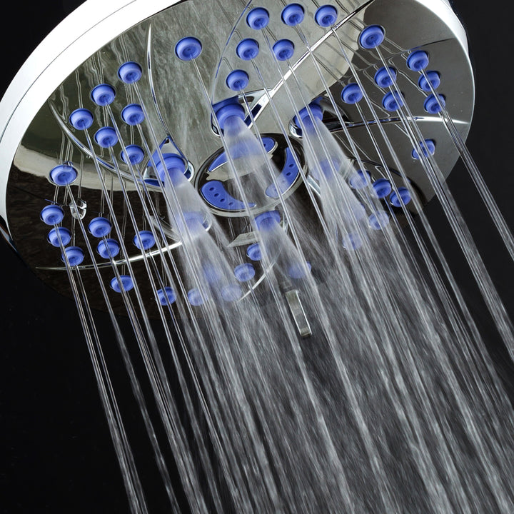 AquaDance Microban 6 setting 6 Inch Shower Head Image 6