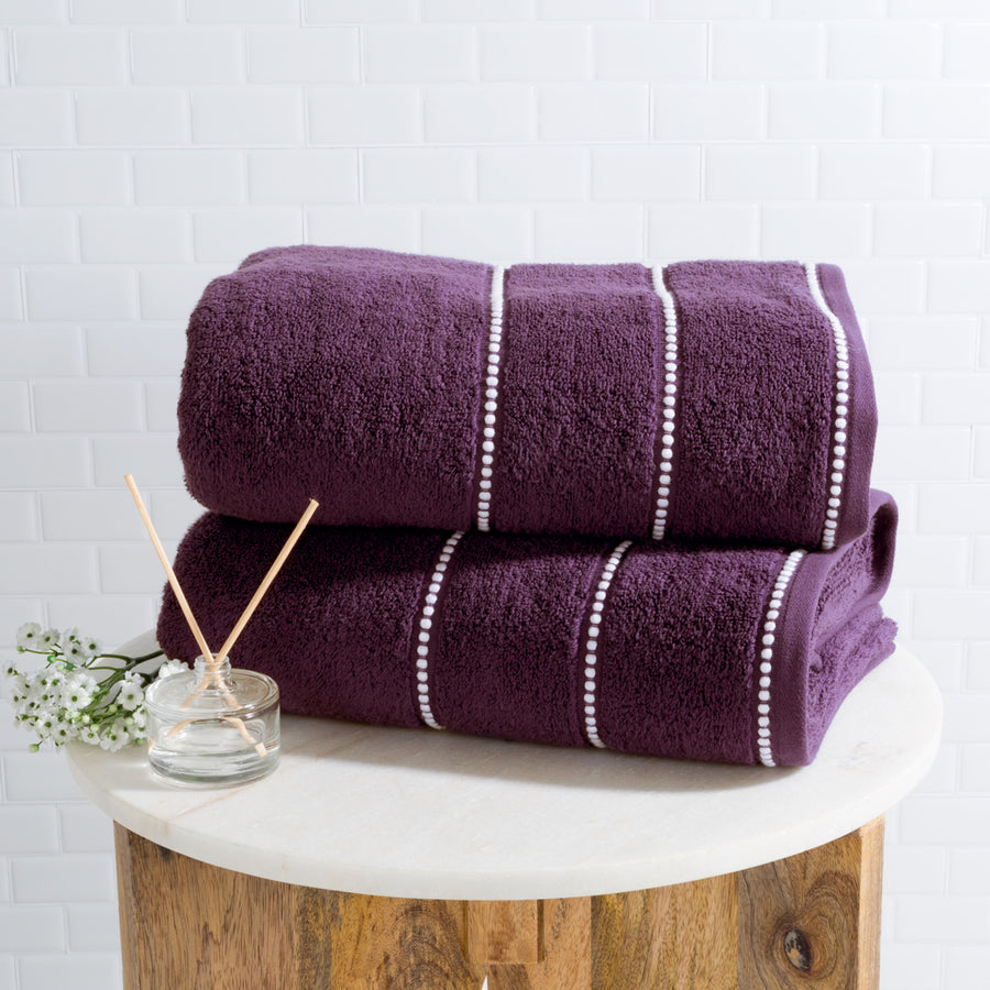 Luxurious Huge 34 x 68 In Cotton Towel Set- 2 Piece Bath Sheet Set Made From 100% Plush Cotton- Quick Dry, Soft and Image 1