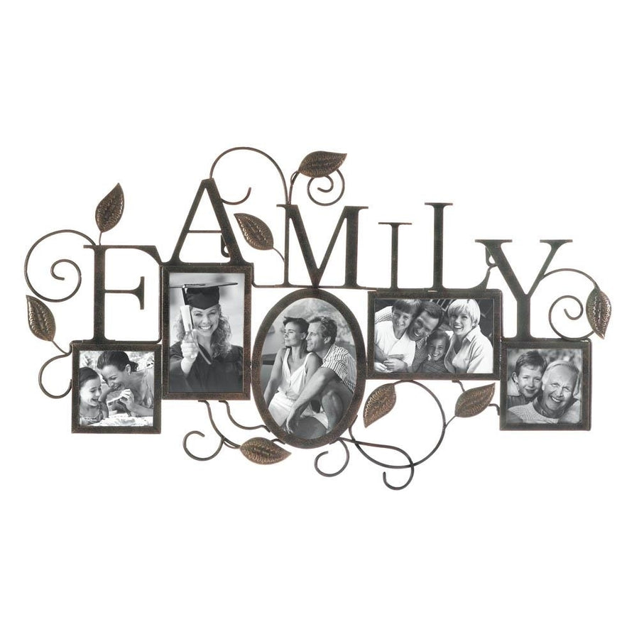 FAMILY 5-PHOTO WALL FRAME Image 1