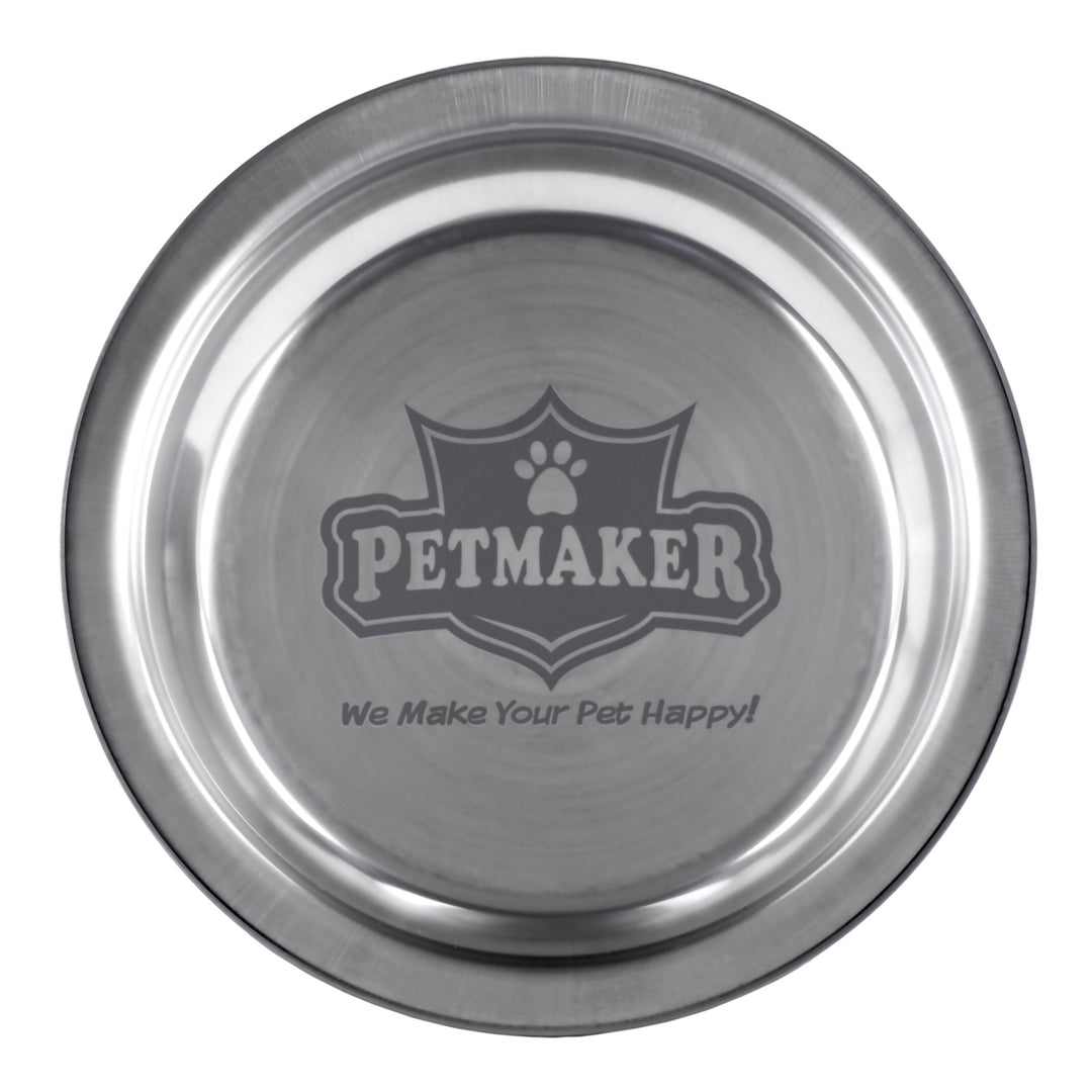 PETMAKER Stainless Steel Pet Bowls 20 OZ Hanging Set for Dogs Cats Kennel Crate Image 5