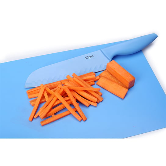 Ozeri Elite Chef 17-Piece Stainless Steel Knife and Cutting Mat Set Colorful Image 5