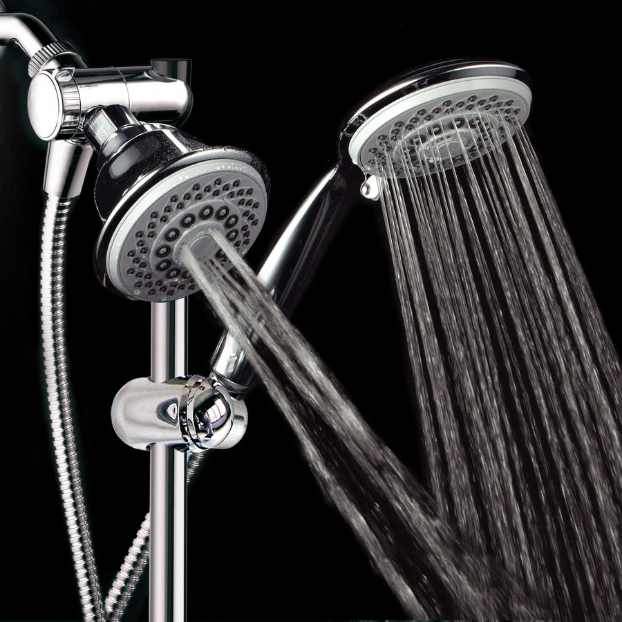 HotelSpa Adjustable 30-Setting Hand Shower and Shower Head Combo Image 1