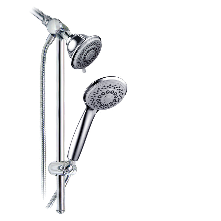 HotelSpa Adjustable 30-Setting Hand Shower and Shower Head Combo Image 2