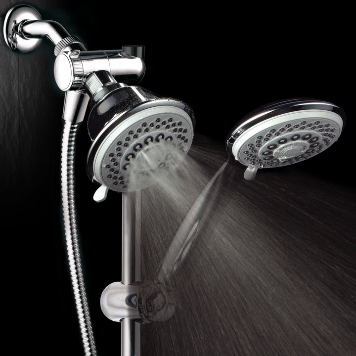 HotelSpa Adjustable 30-Setting Hand Shower and Shower Head Combo Image 6