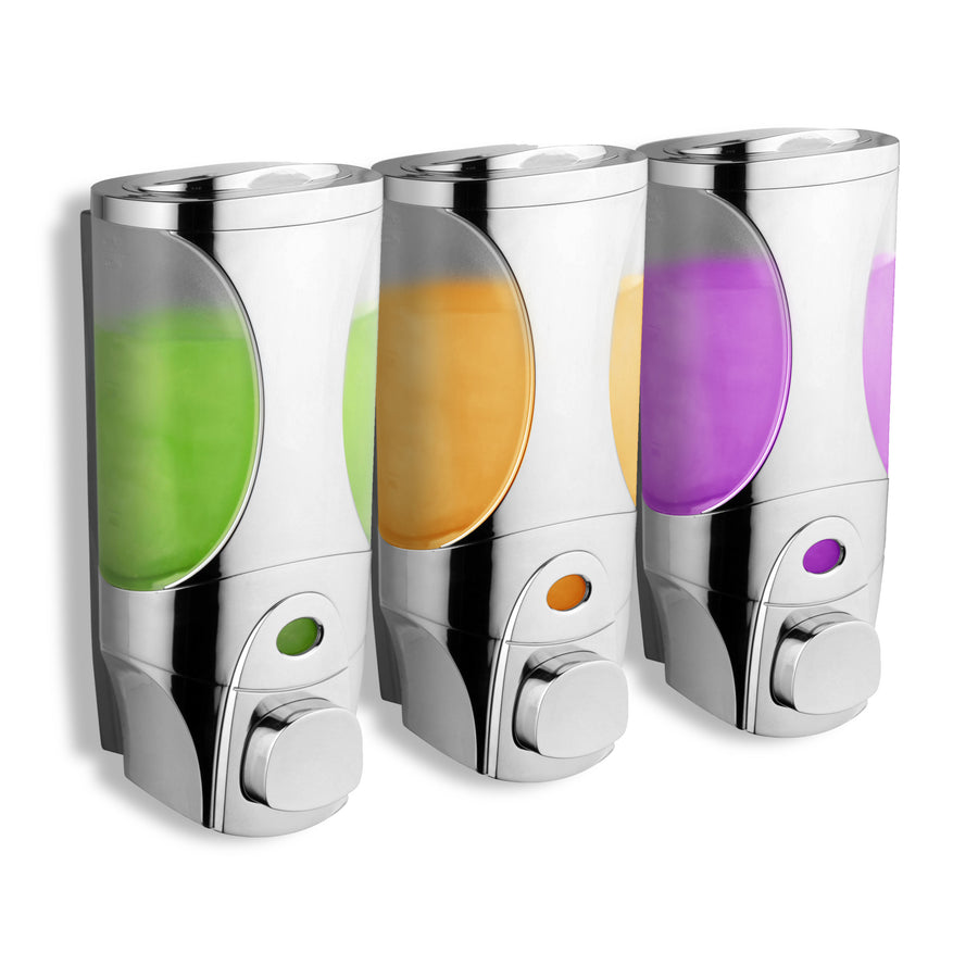 Hotelspa Curves Luxury Soap/Shampoo/Lotion Modular-design Shower Dispenser System (3) Image 1