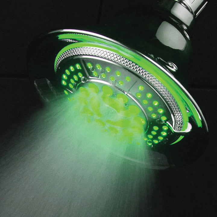 HotelSpa Luxury Shower Combo 5in LED Shower Head 5 Setting Handheld Chrome 1632 Image 7