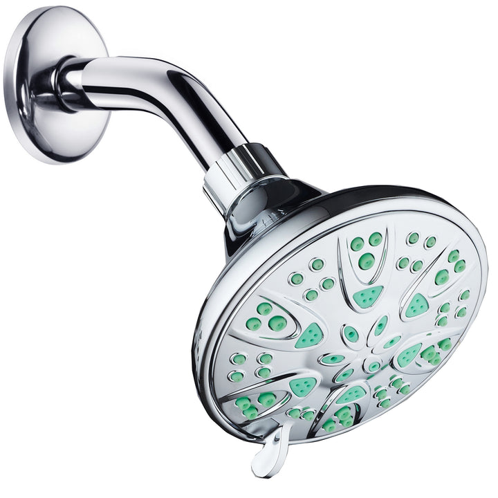 AquaDance Antimicrobial / Anti-Clog High Pressure 6 setting Shower Head Image 3