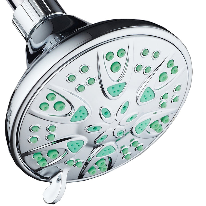 AquaDance Antimicrobial / Anti-Clog High Pressure 6 setting Shower Head Image 4