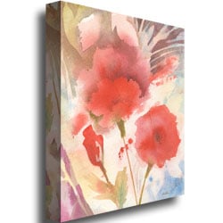 Sheila Golden Red Echo Canvas Wall Art 35 x 47 Inches Image 3