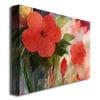 Sheila Golden Red Blossoms Canvas Art 18 x 24 Image 2