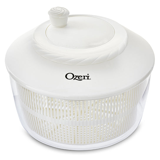 Ozeri Fresca Salad Spinner Bowl BPA-Free Italian Made Large 4.4 qt Colander Image 1