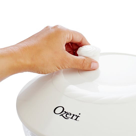 Ozeri Fresca Salad Spinner Bowl BPA-Free Italian Made Large 4.4 qt Colander Image 5