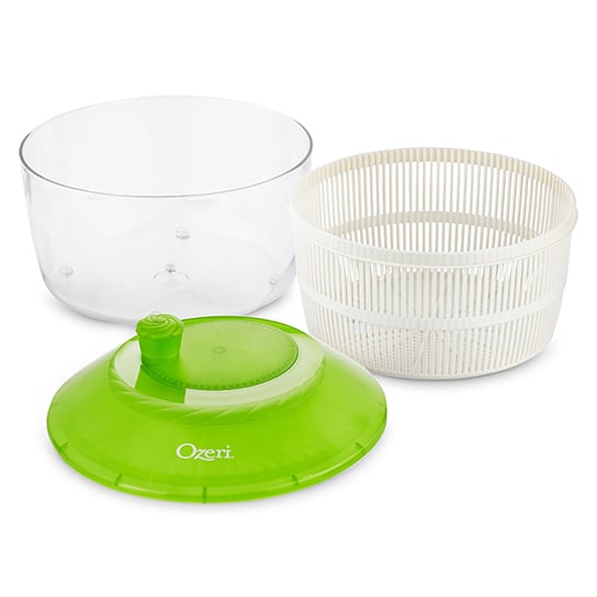 Ozeri Fresca Salad Spinner Bowl BPA-Free Italian Made Large 4.4 qt Colander Image 6