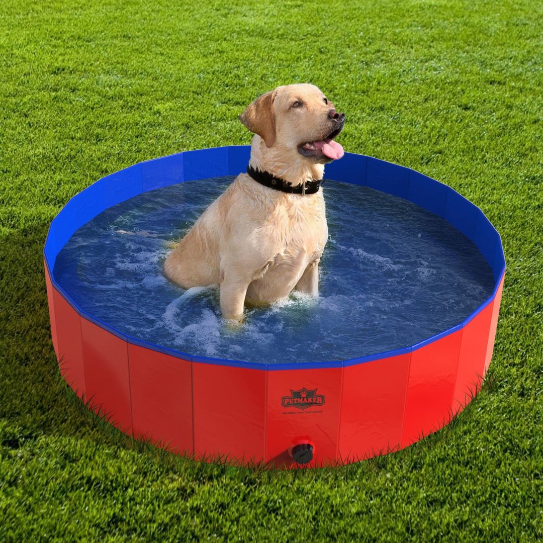 Petmaker 47 Foldable Travel-Friendly Pet Pool and Bathing Tub Image 5