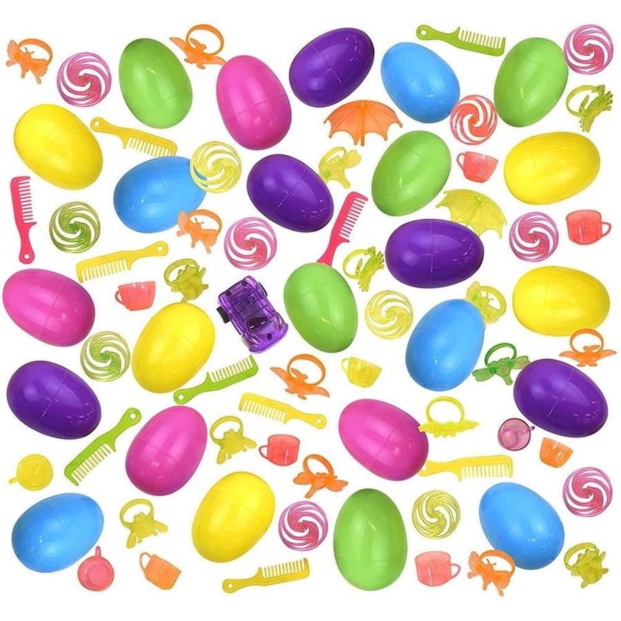 Kangaroo Easter Eggs with Surprise Toys 24-Pack Colorful Party Favors 10275 Image 1