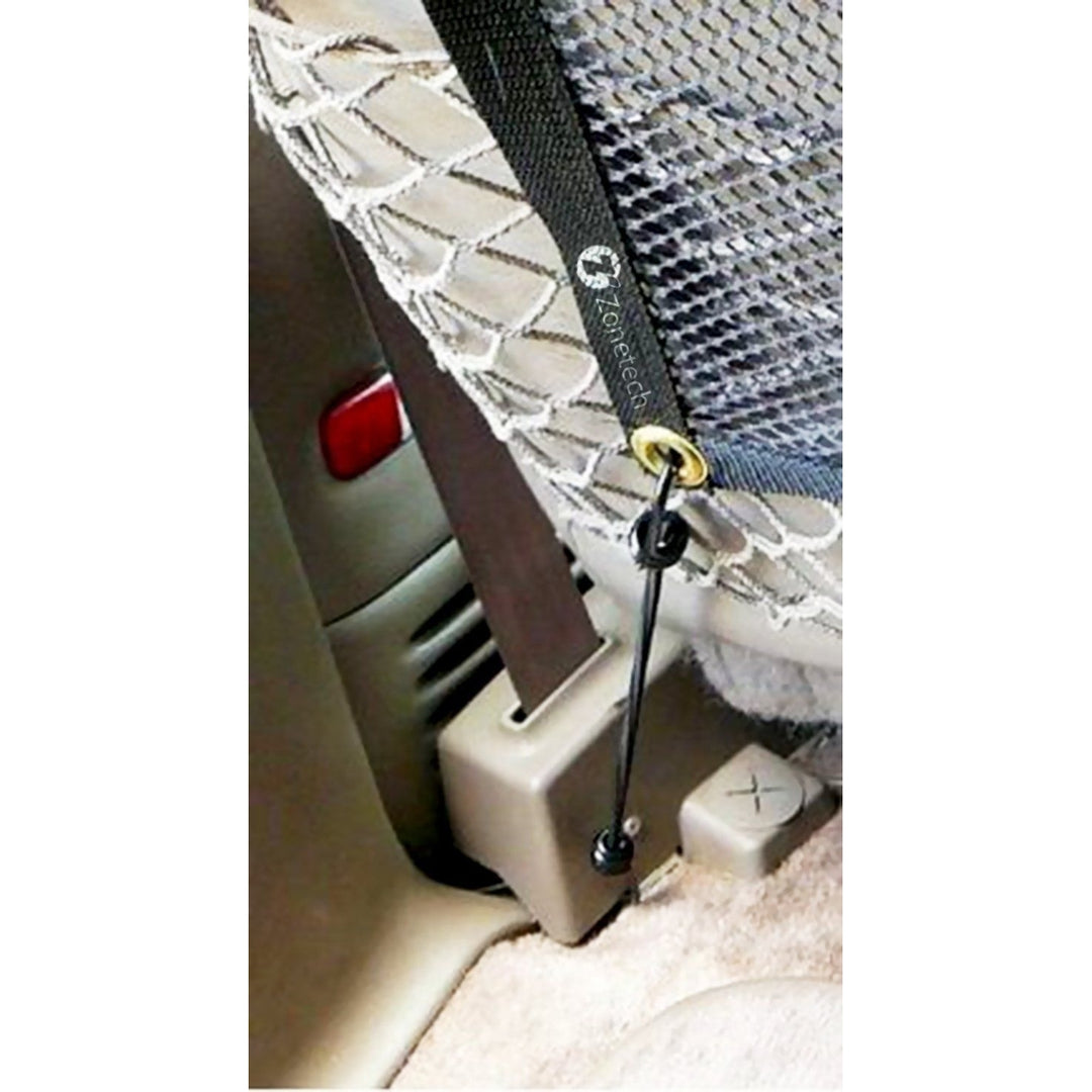 Zone Tech Vehicle Travel Pet Dog Car Back Seat Net Mesh Barrier 47 x 24" Image 5