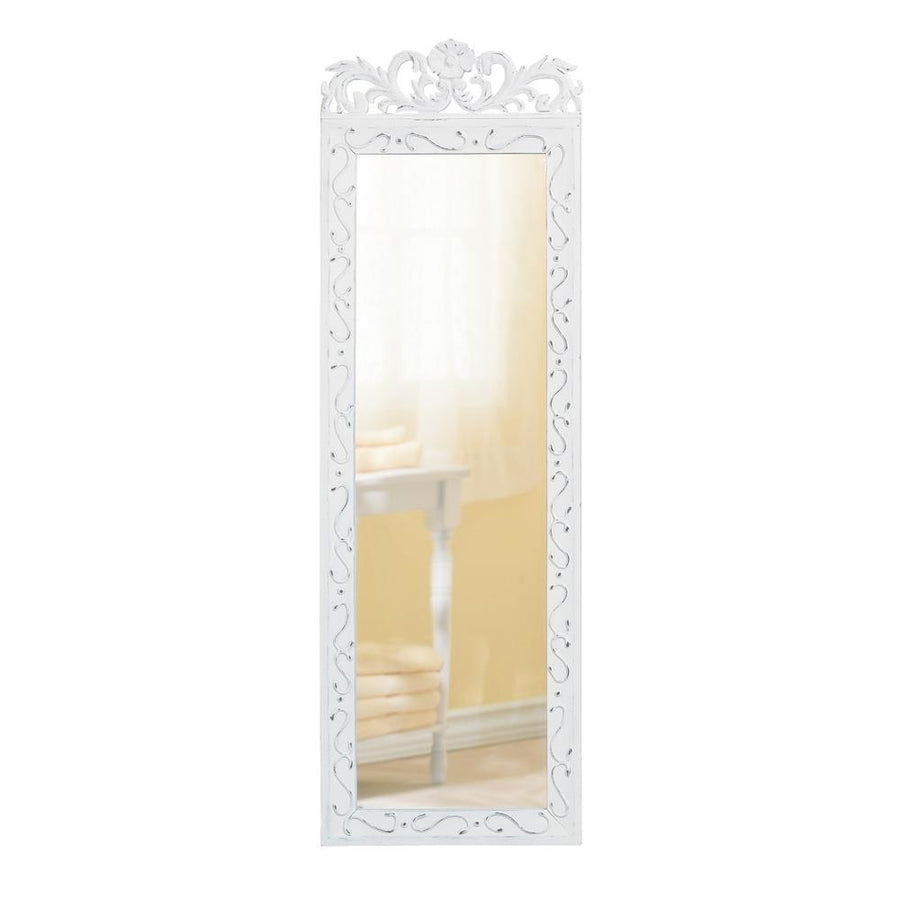 ELEGANT WHITE WALL MIRROR Image 1