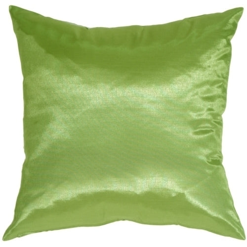 Pillow Decor Green White Flower Ferns 20x20 Decorative Pillow Polyester Insert Image 3