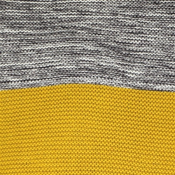 Pillow Decor - Hygge Espen Yellow Knit Pillow Image 2