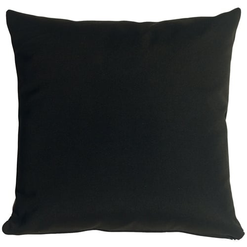 Sunbrella Black Outdoor Pillow 20x20 Durable Fabric Indoor Outdoor Decor Image 1