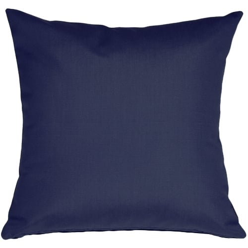 Sunbrella Navy Blue 20x20 Outdoor Pillow Acrylic Fabric Waterproof Cushion Image 1